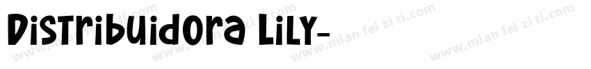 Distribuidora Lily字体转换